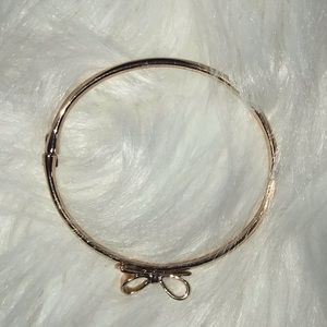 Kate Spade Rose Gold bow bracelet